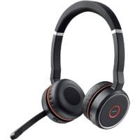 Jabra Evolve Evolve SE 75 UC Kabelloses Stereo-Headset Over-the-Head, Over-the-ear Noise Cancelling Bluetooth Schwarz