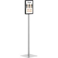 DURABLE Info Stand Basic Infoständer A4 Kunststoff, Metall Anthrazit 501257