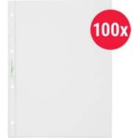 Pochettes perforées Kolma Linea Verde Transparent mat 100 unités