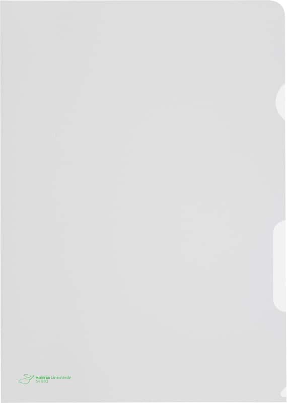 Kolma Linea Verde Sichthülle 59.880.00 A4 Undurchsichtig100% recyceltes PP Easy Open 248 x 327 x 37 Transparent 100 Stück