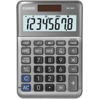 Casio Tischrechner MS-80F 8-stelliges Display Grau