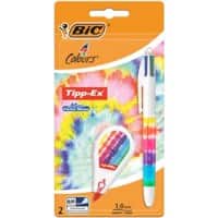 BIC 4 Colours Decor Kugelschreiber Mehrfarbig Mittel 0.4 mm Nachfüllbar