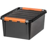 Boîte de rangement SmartStore Pro 15 14 L Noir, orange PP (Polypropylène) 190 x 400 x 300 mm
