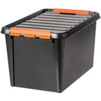 Boîte de rangement SmartStore Pro 45 50 L Noir, orange PP (Polypropylène) 340 x 590 x 390 mm 4 unités