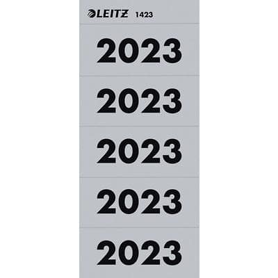 Étiquettes adhésives Leitz Année 2023 Gris 60 x 25,5 mm 100 unités