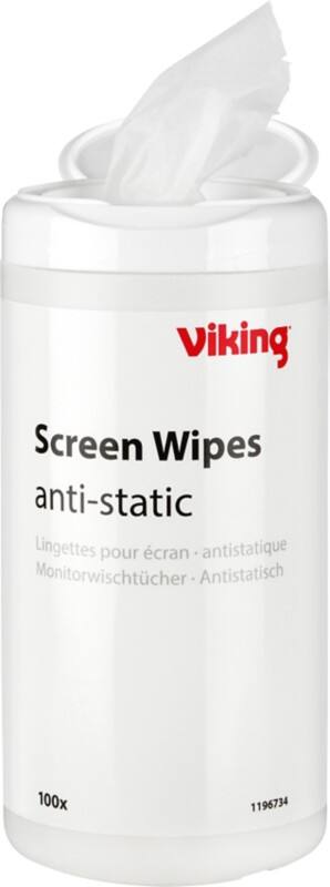 Lingettes de nettoyage pour écrans Viking 100 Unités