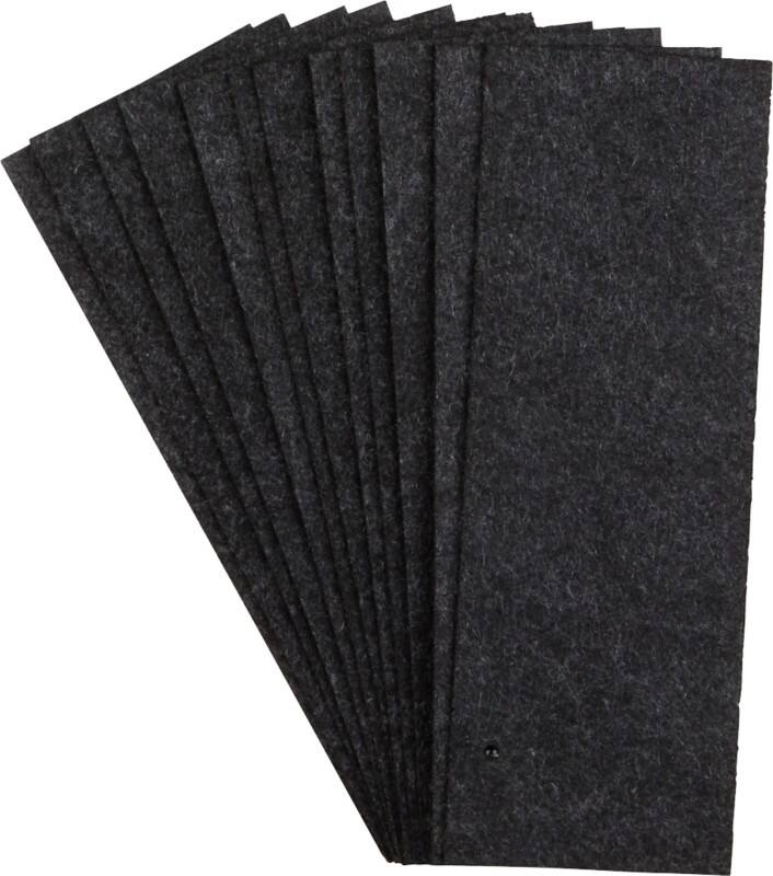 Viking Whiteboardwischer Nachfüllpackung Magnetisch 5,5 x 15 cm 12 Stück