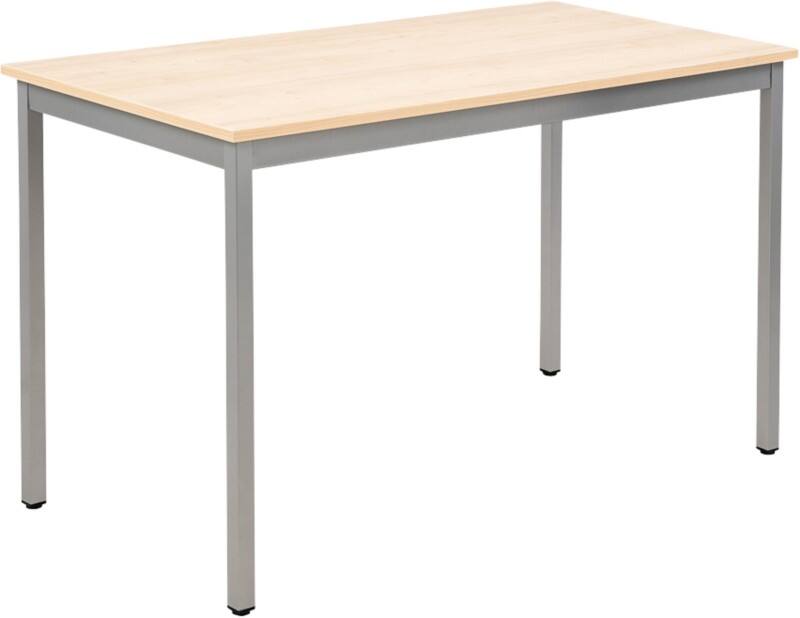 Sodematub Rechteckig Konferenztisch Hellbraun, Silber Eisen Silber 1.200 x 600 x 740 mm