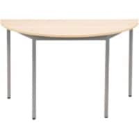 Table demi-cercle Sodematub Demi-cercle Argenté Fer Argenté 1200 x 600 x 740 mm