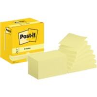 Z-Notes Post-it R350 CY 67 x 127 mm 100 notes par bloc Jaune 12 unités