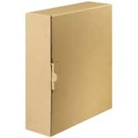 Boîte de classement Falken 11286606001F A4 Marron 8 x 23 x 32 cm (l x p x h) Carton 50 unités