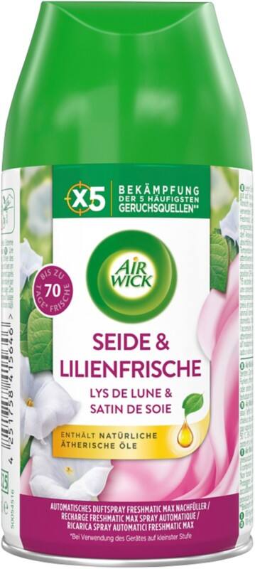 Recharge pour désodorisant Air Wick Freshmatic Max Satin de soie & Lys