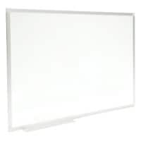Whiteboard Wandmontiert Magnetisch Stahl Einseitig 90 (B) x 60 (H) cm Weiss