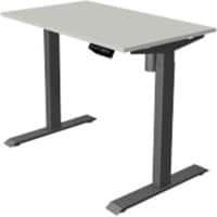 Bureau assis-debout Kerkmann Move 1 Hauteur Ajustable électriquement Rectangulaire Acier, Mélamine Anthracite 1000 x 600 x 1230 mm