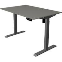 Bureau assis-debout Kerkmann Move 1 Rectangulaire Hauteur ajustable électriquement Acier, Mélamine Anthracite 120 x 800 x 123 cm