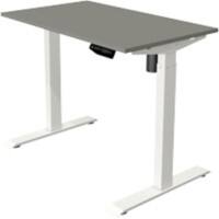 Kerkmann Move 1 Elektrisch Höhenverstellbar Sitz-Stehschreibtisch Rechteckig Graphit T-Fuss 1.000 (B) x 600 (T) x 1.230 (H) mm Melamin, Stahl