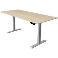Kerkmann Move 1 Elektrisch Höhenverstellbar Sitz-Stehschreibtisch Rechteckig T-Fuss 1.800 (B) x 800 (T) x 1.230 (H) mm Melamin, Stahl