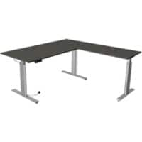 Bureau assis-debout Kerkmann Move 3 En forme de L Hauteur Ajustable électriquement 1'800 x 1'800 x 1'200 mm