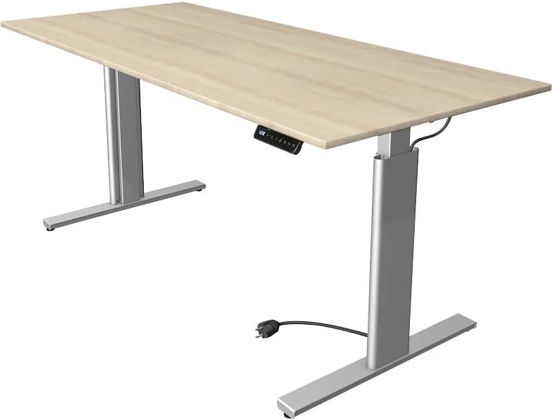 Bureau assis-debout Kerkmann Move 3 Tube Hauteur ajustable électriquement Rectangulaire T-Pied 1800 (l) x 800 (p) x 1200 (h) mm