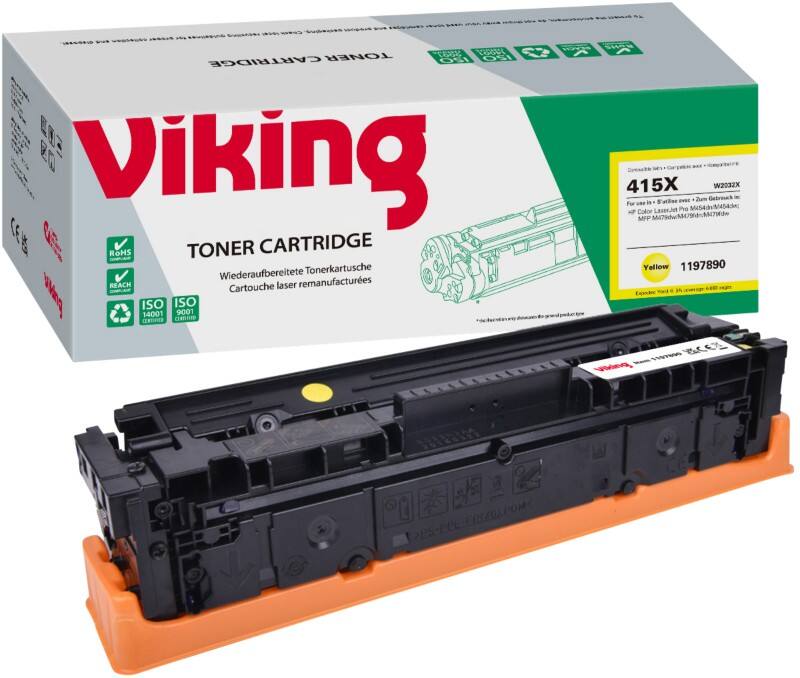 Kompatible Viking HP 415X Tonerkartusche W2032X Gelb