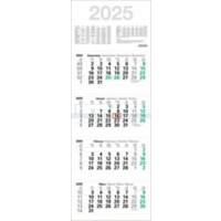 Kalender 2025 Papier Weiss Deutsch Nicht Nachfüllbar