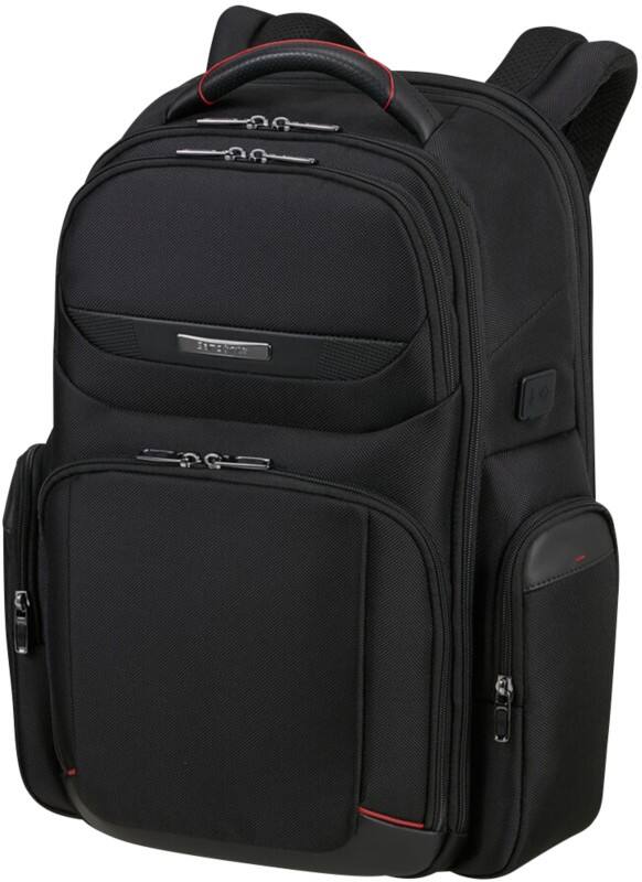 Sac à dos pour ordinateur portable Samsonite SA2101 Cuir, nylon, PL (Polyester) Noir 17,3" 32 x 24 x 46 cm