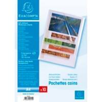 Pochettes coins Exacompta A4 Transparent PP 0,12 mm 10 unités