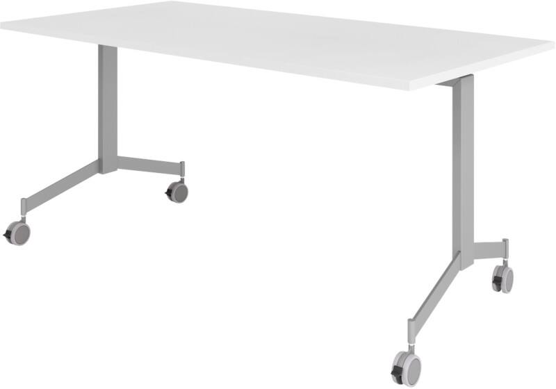 Table pliante Hammerbacher Bois, Métal Argenté 1600 x 800 x 750 mm