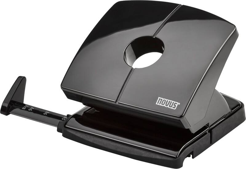 Novus NOVUS OFFICE 2 Löcher Locher Kunststoff, Metall 20 Blatt 025-0630 Schwarz