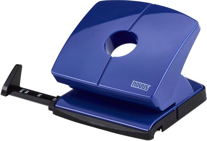 Novus OFFICE 2 Löcher Locher Kunststoff, Metall 20 Blatt 025-0632 Blau