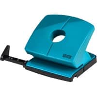 Perforatrice Novus 025-0654 Métal, plastique 20 feuilles Bleu pétrole