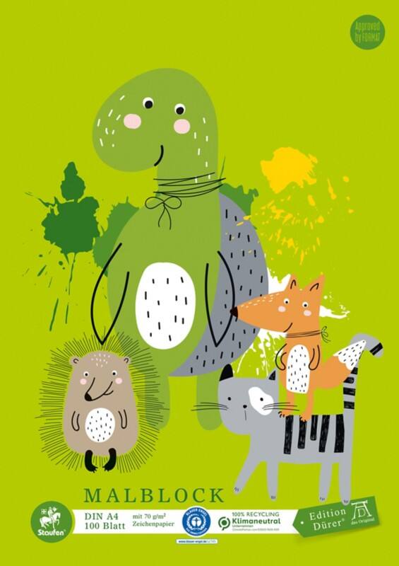 Staufen Dürer Green Malpapier A4 100 Blatt 70 g/m² 2 Motive