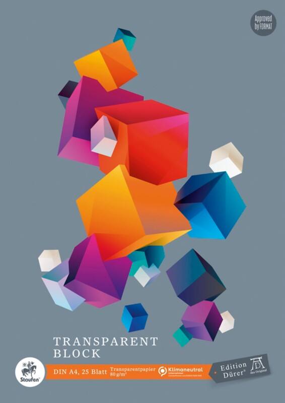 Bloc-notes Staufen Dürer Transparent A4 25 feuilles 80 g/m²