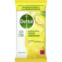 Lingettes nettoyantes Dettol Citron vert, Citron 15 Unités