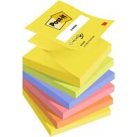 Z-Notes Post-it R-330NR Carré 76 x 76 mm Assortiment 6 blocs de 100 feuilles