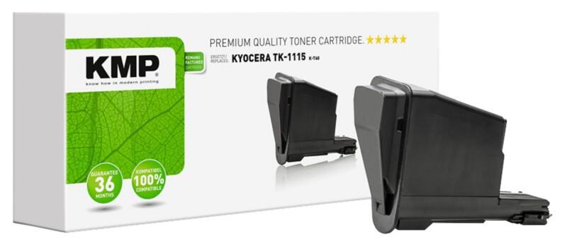 KMP TK-1115 Kompatibel Kyocera Tonerkartusche Schwarz   