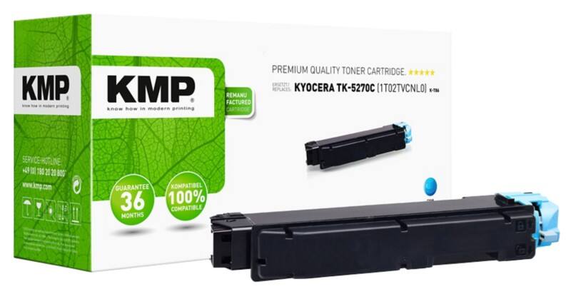 Toner KMP TK-5270C Compatible Kyocera Cyan   
