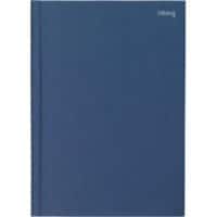 Cahier Viking A5 Ligné Reliure latérale Papier Dos cartonné Bleu marine 160 Pages