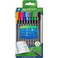 Stylo-feutre STAEDTLER Triplus 0.3 mm Aiguille  Assortiment 334 RC10 10 Unités