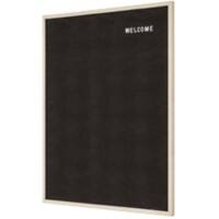 Tableau à lettres Showdown Montage mural 60 x 80 cm (l x h) Noir