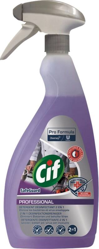 Cif Professional 2-in-1 Desinfektionsmittel-Spray Spray 750 ml