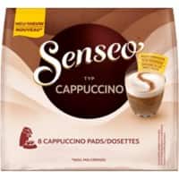 Dosettes de café Senseo Cappuccino Moyen Paquet de 8 dosettes de 11.5 g