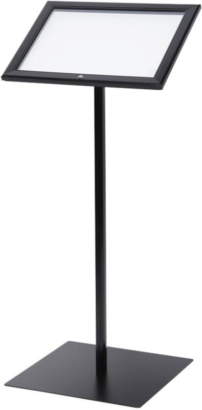 SHOWDOWN Menütafel A4 Aluminium Schwarz MBSCZN2xA4C9005