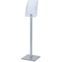SHOWDOWN A4 Broschürenständer Silber MB3C230 330 (B) x 330 (T) x 1.165 (H) mm MB3C230