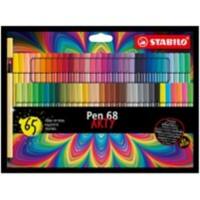 Filzstift STABILO 6865/1-20 Pen 68 ARTY 1 mm Mehrfarbig 65 Stück