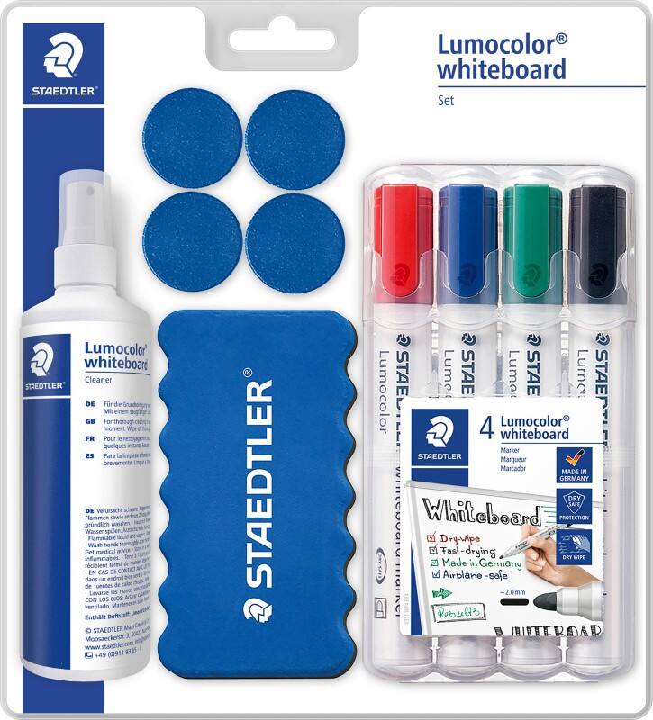 STAEDTLER Lumocolor Whiteboard Marker Farbig assortiert 2 mm 7 Stück