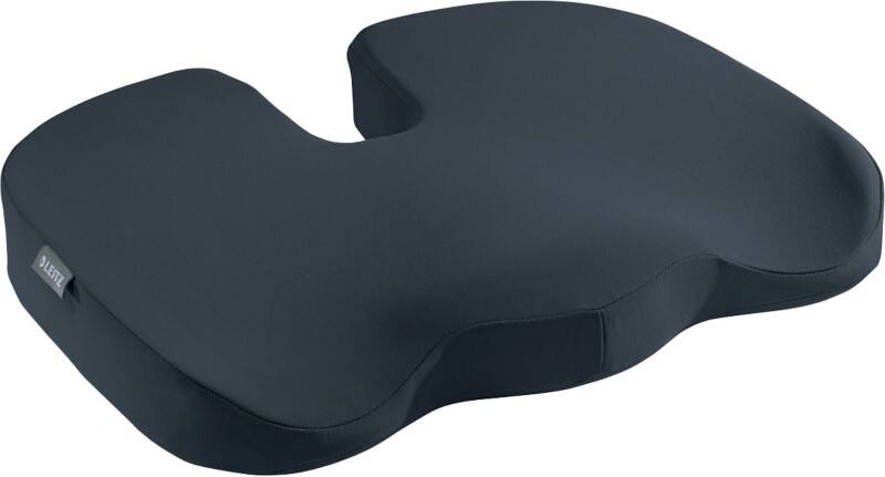 Leitz Ergo Cosy Ergonomisches Sitzkissen 5284 Schaumstoff Waschbar 455 x 75 x 355 mm Grau