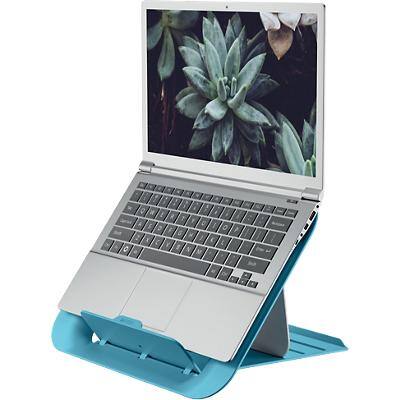 Support ergonomique et refroidissant Leitz Ergo Cosy 6426 pour ordinateur portable hauteur ajustable jusqu'à 17" bleu