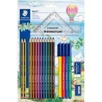 STAEDTLER Zeichenset mit Geometriedreieck und Lineal