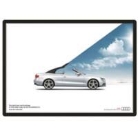 Djois Magneto A1 Inforahmen Magnetisch Schwarz Haftend PVC 191957 63,6 (B) x 0,2 (T) x 88,3 (H) cm